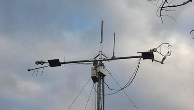 top of tower with instruments