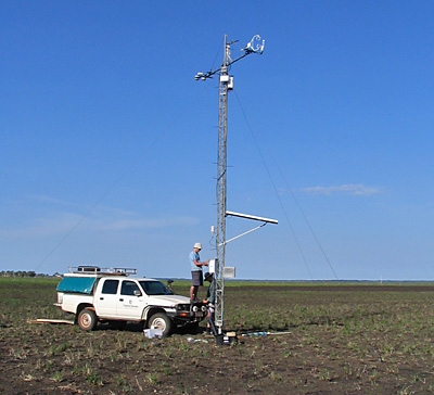 tower in field