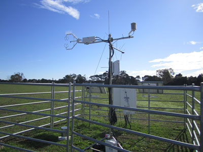 Flux tower and instrumentation