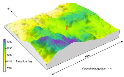 Tumbarumba - Digital Elevation Model